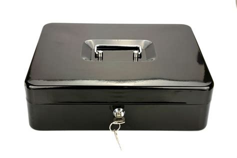 locking steel box|cash box for office.